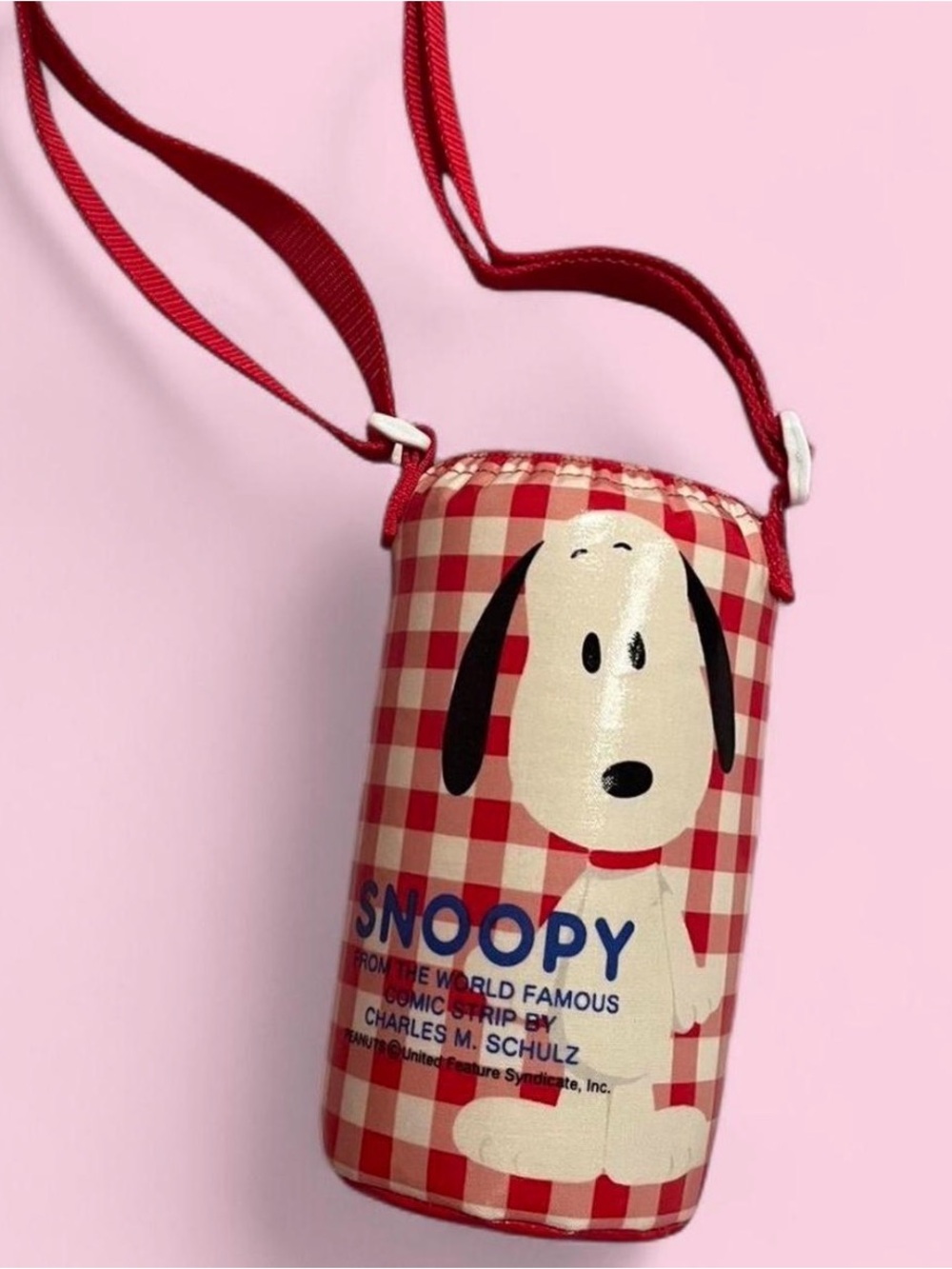 Rare vintage Snoopy Crossbody Bottle Holder